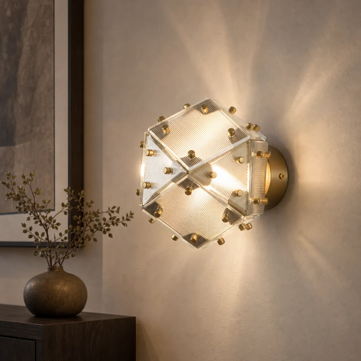 MB32003 Glass Wall Sconce 2